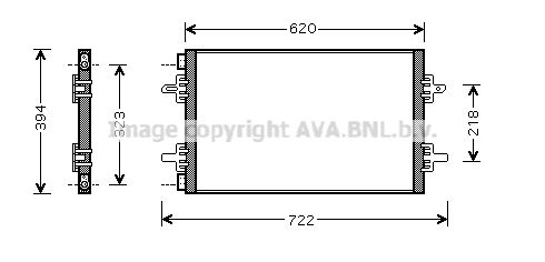 AVA QUALITY COOLING Конденсатор, кондиционер RT5294